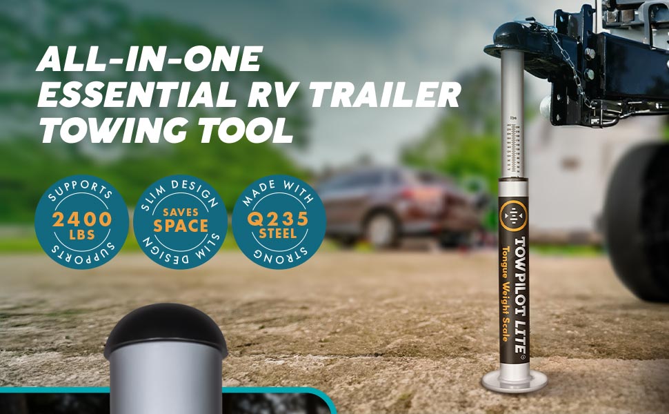 all in one essential rv trailer towing tool supports 2400lbs slim space saving design and made with q235 steel